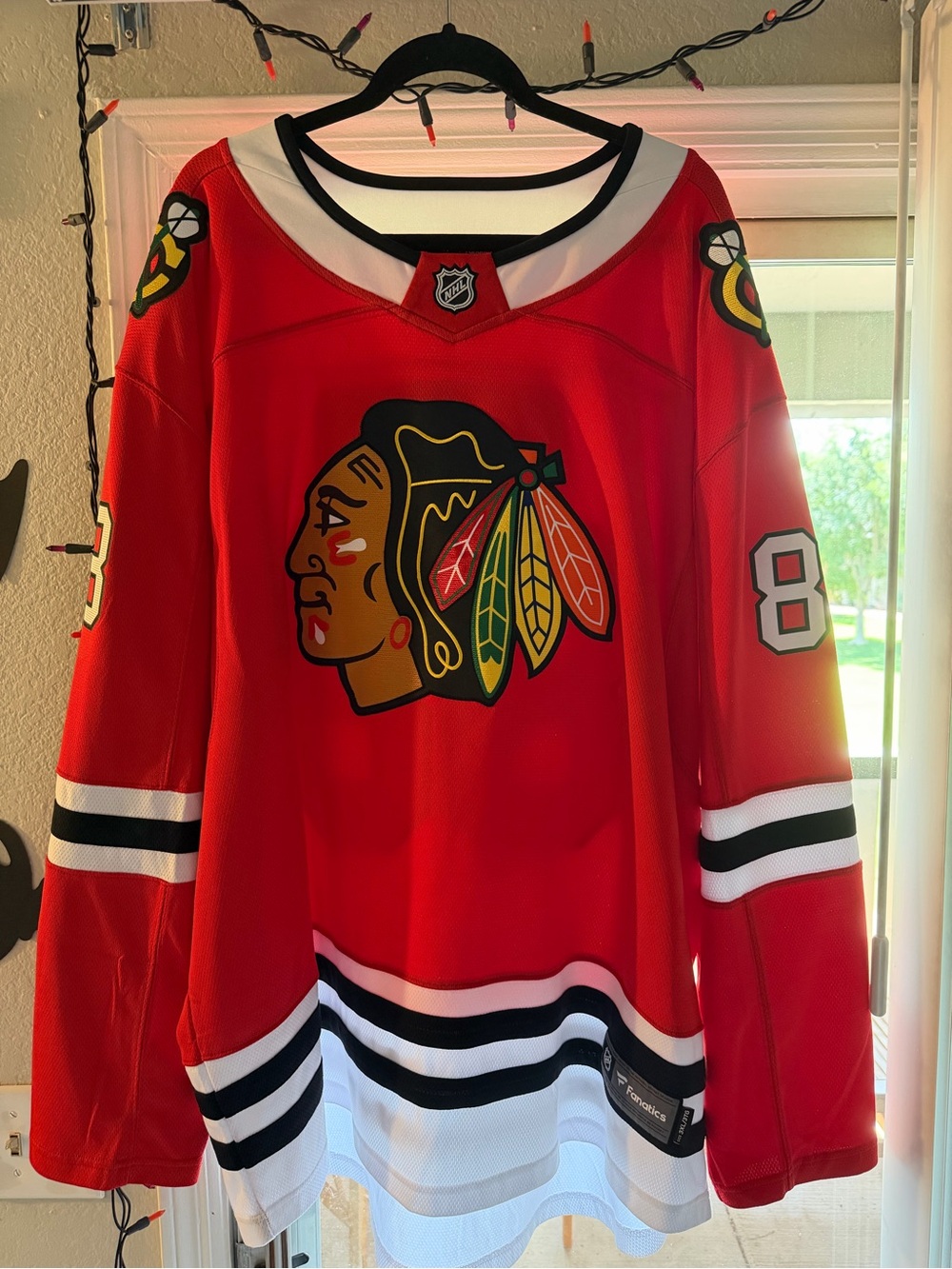 Men's Red Chicago Blackhawks NHL Jersey - Patrick Kane